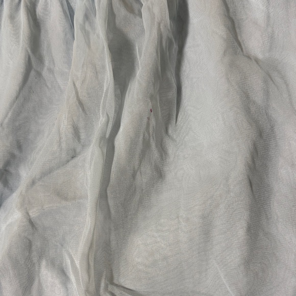 Vintage Light Blue Sheer Neglige Top - Picture 5 of 12